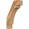 Ekena Millwork 6"W x 16"D x 28"H Merced Rough Sawn Knee Brace, Western Red Cedar BRC06X16X28MRC00RWR - alternate 1